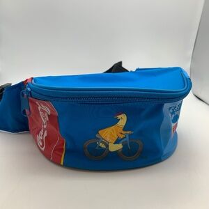 Vintage Coca-Cola Olympics Athens Greece 2004 Banana Bum Fanny Pack Bag